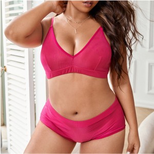 Solid Comfortable Sexy Lingerie Set